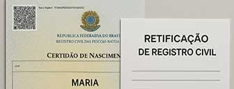 Retificação do nome e sobrenome